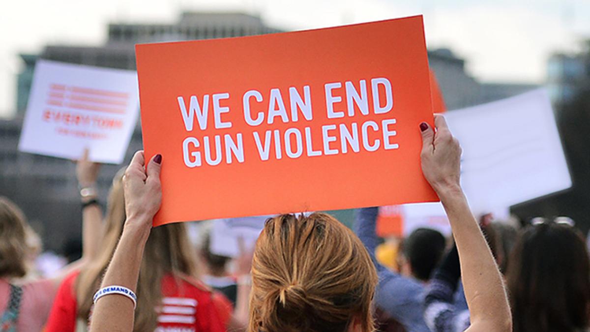 Protest for gun safety laws